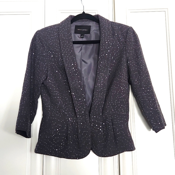 BANANA REPUBLIC | Sequin Blazer - Picture 1 of 7